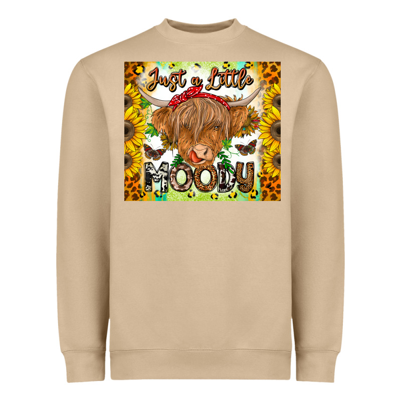 Just A Little Moody Heavyweight Sweatshirt by CowhideDigitalArt | Teevron