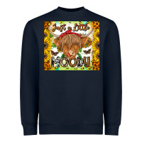 Navy Just A Little Moody Heavyweight Sweatshirt - CowhideDigitalArt