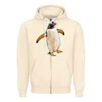 Sandshell penguin Zipper Hoodie - LillyAllenDesigns