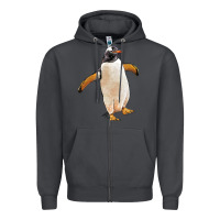 Smoke penguin Zipper Hoodie - LillyAllenDesigns