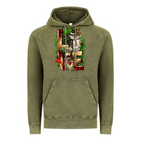 Vintage Olive love snowman gnome Vintage Hoodie - CowGirlArtShop