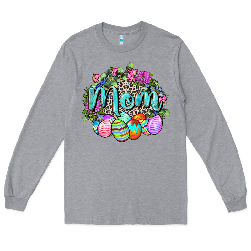 Easter Mom  Happy Easter Day Long Sleeve Tee by CowGirlArtShop | Teevron