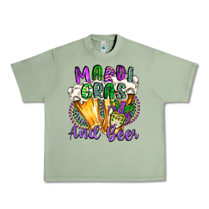 Mardi Gras And Beer Urban Heavy Tee by CowGirlArtShop | Teevron
