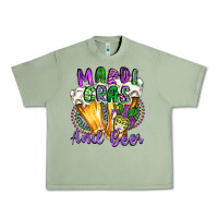 Oil Green mardi gras and beer Urban Heavy Tee - CowGirlArtShop