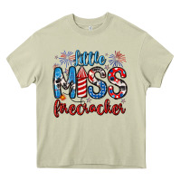 Mossy little miss firecracker 4th of july Heavy Core Tee - Artiststas