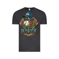 Vintage Black for the love of the game baseball Vintage Tee - HowdyJamesFarm