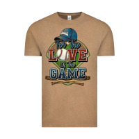 Vintage Coffee for the love of the game baseball Vintage Tee - HowdyJamesFarm