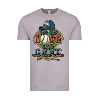 Vintage Zinc for the love of the game baseball Vintage Tee - HowdyJamesFarm