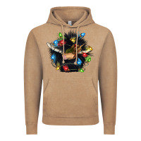Vintage Coffee christmas black angus gnome Vintage Hoodie - CowGirlArtShop
