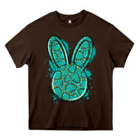 Chocolate Brown gemstone rabbit Heavy Core Tee - Artiststas