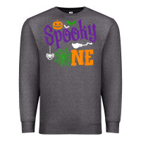 Charcoal Heather spooky one boy halloween 1st birthday matching family t shirt Premium Sweatshirt - trangStudio