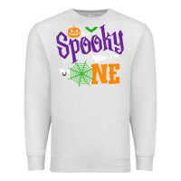 Oatmeal Heather spooky one boy halloween 1st birthday matching family t shirt Premium Sweatshirt - trangStudio