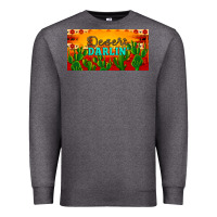 Charcoal Heather desert darlin' aztec desert sunset license plate Premium Sweatshirt - Artiststas