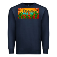 Navy desert darlin' aztec desert sunset license plate Premium Sweatshirt - Artiststas