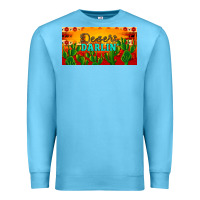 Ocean Blue desert darlin' aztec desert sunset license plate Premium Sweatshirt - Artiststas
