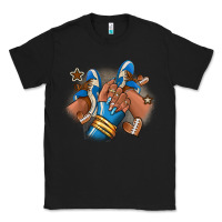 Black Football afro girl sneakers Classic Tee - RanaPortraitStore