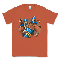 Copper Football afro girl sneakers Classic Tee - RanaPortraitStore