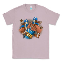 Lilac Football afro girl sneakers Classic Tee - RanaPortraitStore