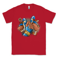Red Football afro girl sneakers Classic Tee - RanaPortraitStore