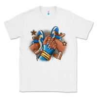 White Football afro girl sneakers Classic Tee - RanaPortraitStore