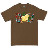 Cacao Christmas Joy With Chick Premium Tee - RanaPortraitStore