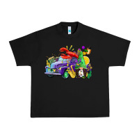 Black mardi gras gnome on the truck Urban Heavy Tee - CowGirlArtShop