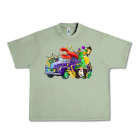Oil Green mardi gras gnome on the truck Urban Heavy Tee - CowGirlArtShop