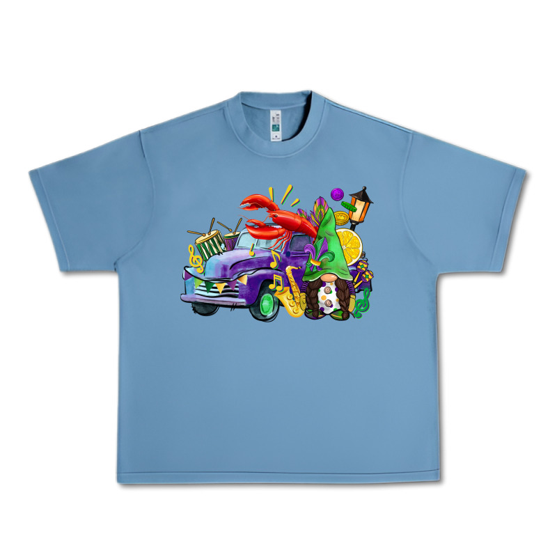 Mardi Gras Gnome On The Truck Urban Heavy Tee by CowGirlArtShop | Teevron