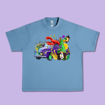 Mardi Gras Gnome On The Truck Urban Heavy Tee Designed By Cowgirlartshop