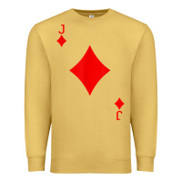 Antique Gold jack of diamond deck of cards halloween costume t shirt Premium Sweatshirt - trangStudio