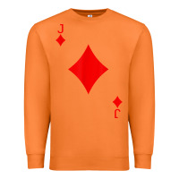 Carrot jack of diamond deck of cards halloween costume t shirt Premium Sweatshirt - trangStudio