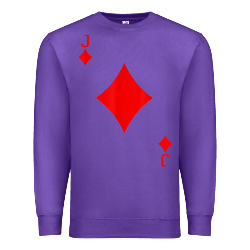 Jack Of Diamond Deck Of Cards Halloween Costume T Shirt Premium Sweatshirt by trangStudio | Teevron