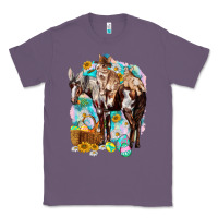 Lavender Happy Easter Day Rodeo Classic Tee - NancyCooperArtShop