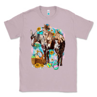 Lilac Happy Easter Day Rodeo Classic Tee - NancyCooperArtShop