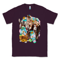 Plum Happy Easter Day Rodeo Classic Tee - NancyCooperArtShop