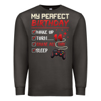 Smoke 14 Year Old Gamer Gift Boy Teen 14th Perfect Birthday Gaming Premium Sweatshirt - trangStudio