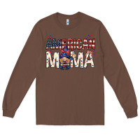 Chestnut American mama with gnome mothers day Long Sleeve Tee - HowdyJamesFarm