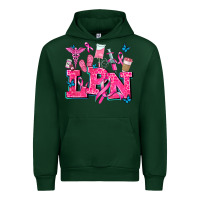 Forest Green lpn cancer  nurse with Urban Hoodie - AdoDesignShop
