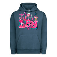 Pigment Midnight Navy lpn cancer  nurse with Urban Hoodie - AdoDesignShop