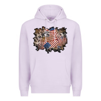 Lilac 4th of july background Premium Hoodie - BundleAndBundleShop
