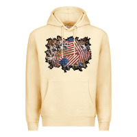 Pina Colada 4th of july background Premium Hoodie - BundleAndBundleShop