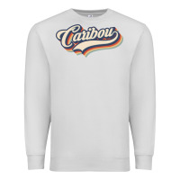 Dove Grey I Love Caribou City Usa Retro Vintage Premium Sweatshirt - trangStudio