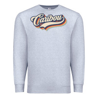 Heather Grey I Love Caribou City Usa Retro Vintage Premium Sweatshirt - trangStudio