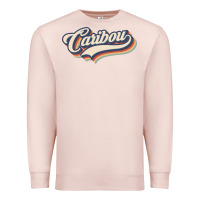 Pale Pink I Love Caribou City Usa Retro Vintage Premium Sweatshirt - trangStudio