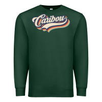 Sports Green I Love Caribou City Usa Retro Vintage Premium Sweatshirt - trangStudio