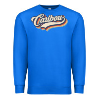 True Royal I Love Caribou City Usa Retro Vintage Premium Sweatshirt - trangStudio