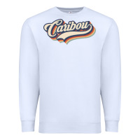 White I Love Caribou City Usa Retro Vintage Premium Sweatshirt - trangStudio