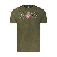 Vintage Olive butterflies and mom Vintage Tee - TumblerDesignByShophia