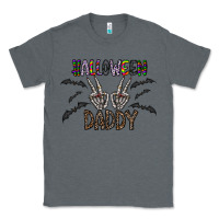 Charcoal Heather halloween daddy Classic Tee - CowhideDigitalArt