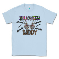 Dusty Blue halloween daddy Classic Tee - CowhideDigitalArt